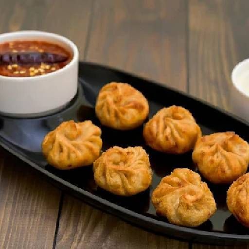 Chicken Fry Momos (8 pcs)🟥( DILLI CAFÉ )