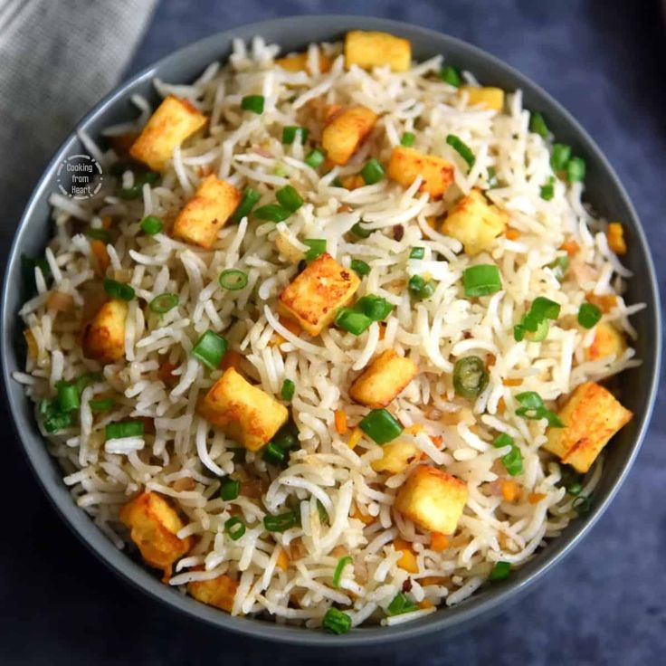 Paneer Fried Rice 🟩( DILLI CAFÉ )