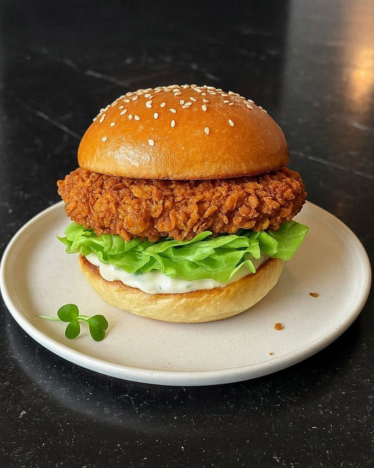 Chicken Burger🟥( DILLI CAFÉ )